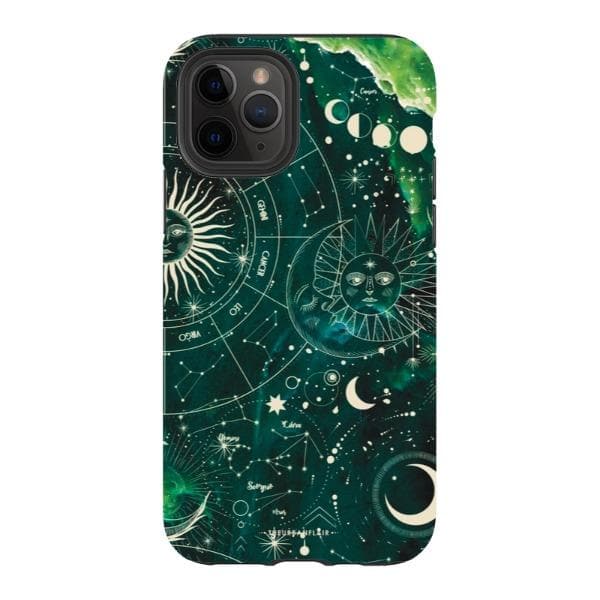 Green Marble Zodiac Tough Phone Case