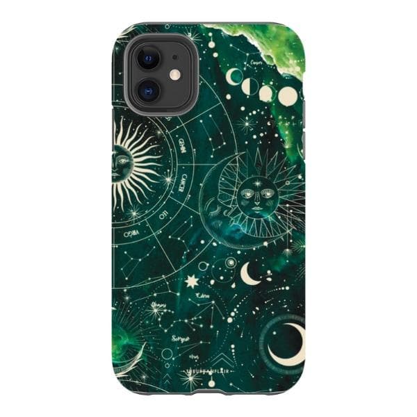 Green Marble Zodiac Tough Phone Case