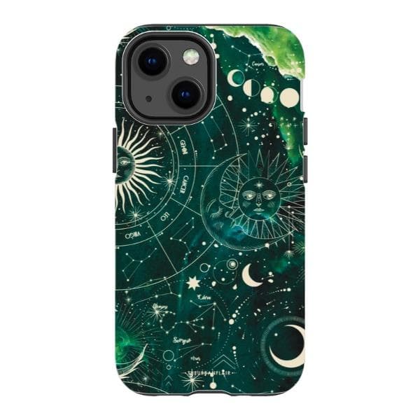 Green Marble Zodiac Tough Phone Case