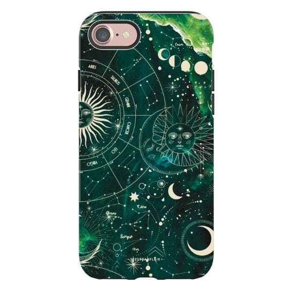 Green Marble Zodiac Tough Phone Case