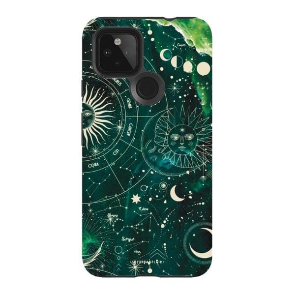 Green Marble Zodiac Tough Phone Case