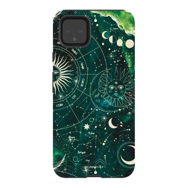 Green Marble Zodiac Tough Phone Case