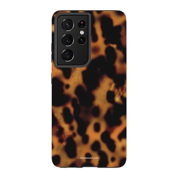 Grunge Tortoise Shell Print Tough Phone Case