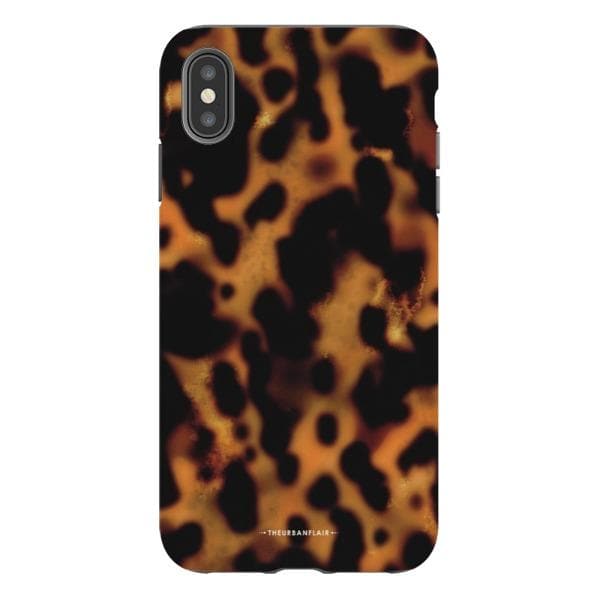 Grunge Tortoise Shell Print Tough Phone Case