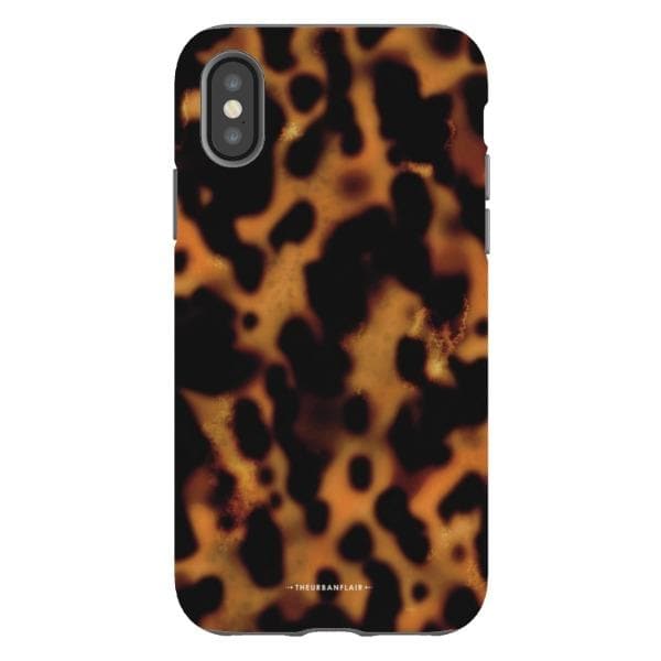 Grunge Tortoise Shell Print Tough Phone Case