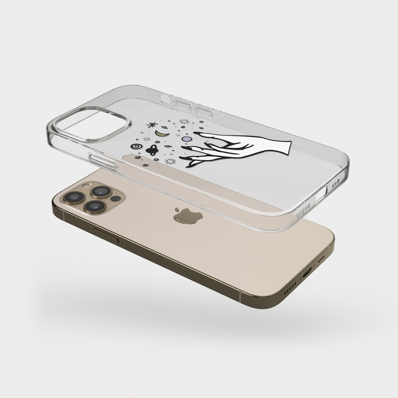 Space Magic Clear Phone Case