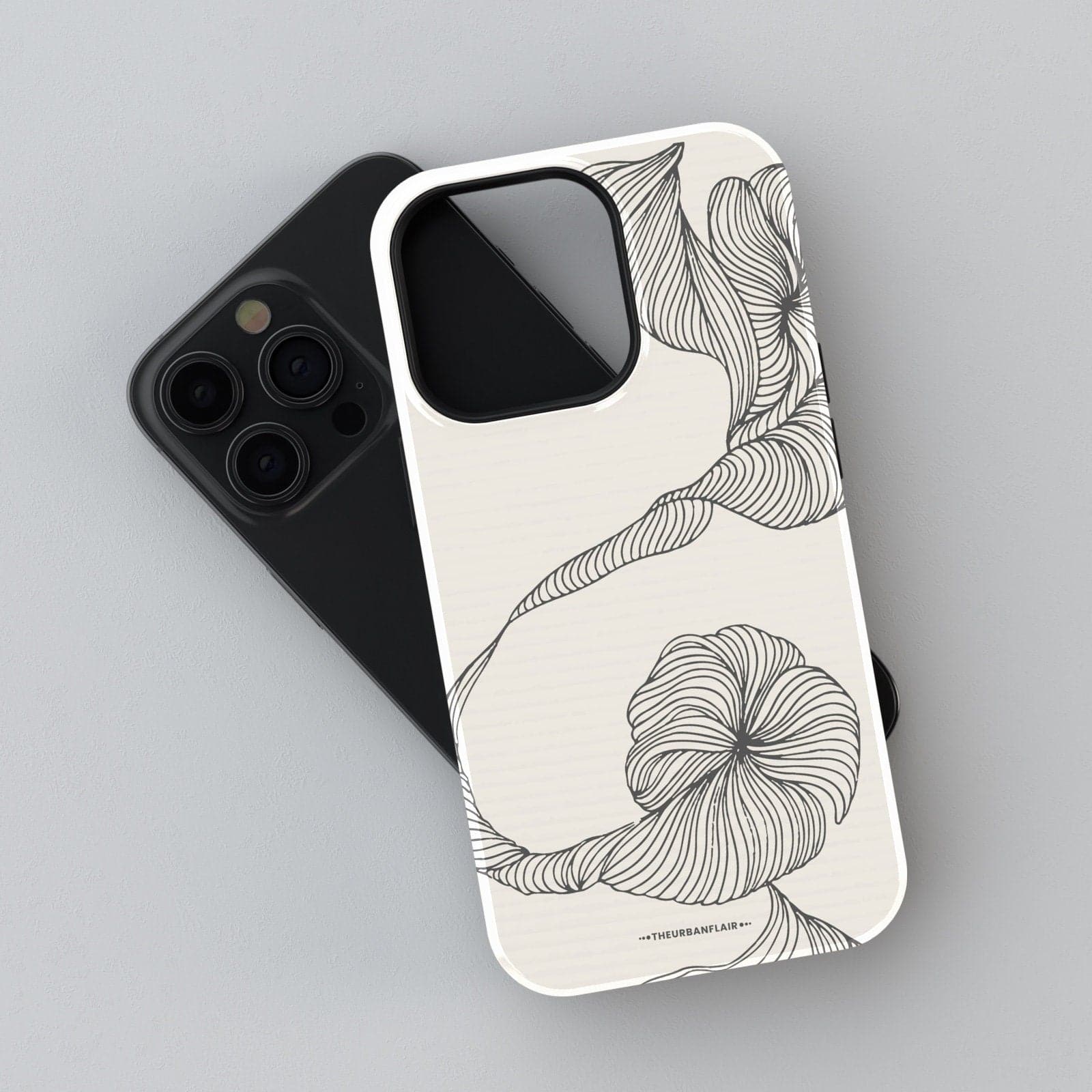 Minimal Line Art Design Tough Phone Case