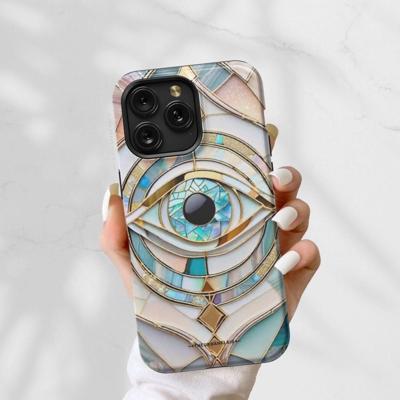 Mystic Eye Stained Glass Illusion Tough Phone Case