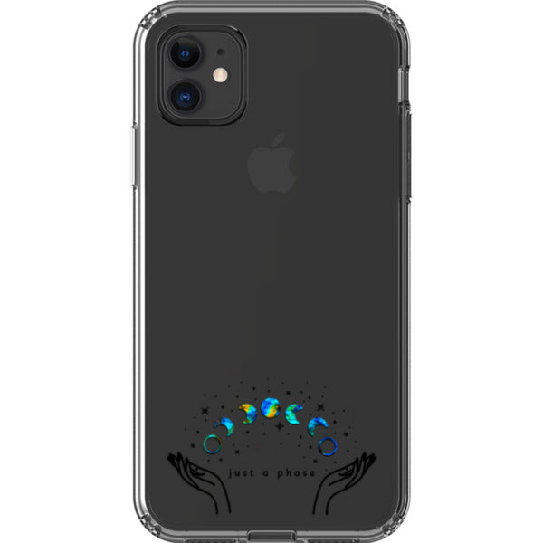 Just A Phase Clear Phone Case