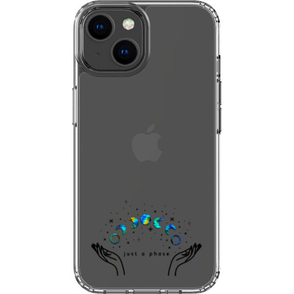 Just A Phase Clear Phone Case