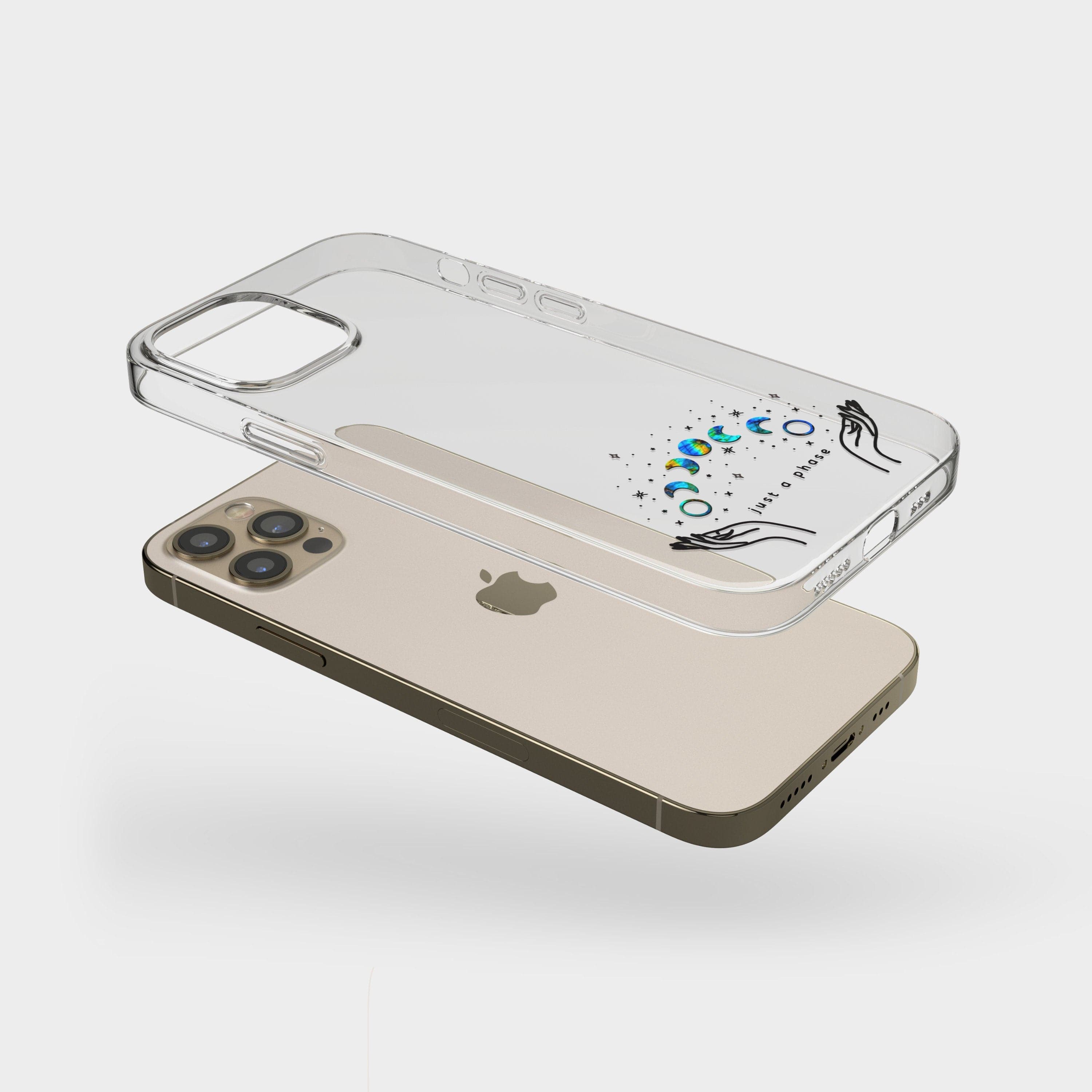 Just A Phase Clear Phone Case