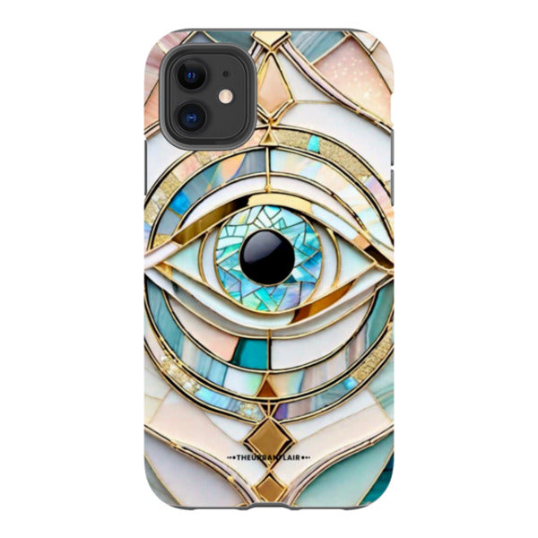 Mystic Eye Stained Glass Illusion Tough Phone Case