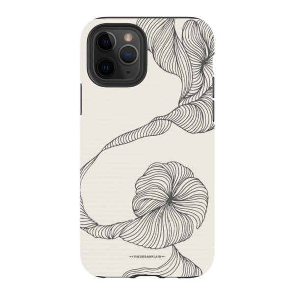 Minimal Line Art Design Tough Phone Case