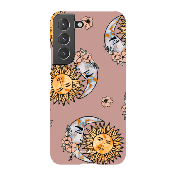 Muted Sun Moon Tough Phone Case