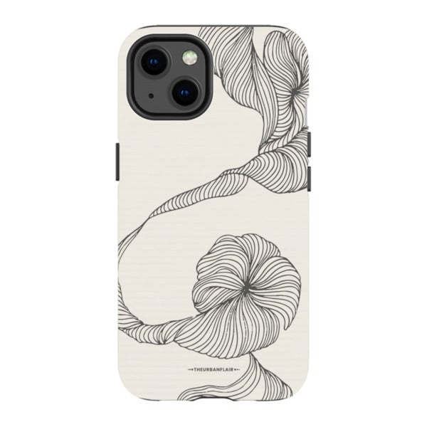 Minimal Line Art Design Tough Phone Case