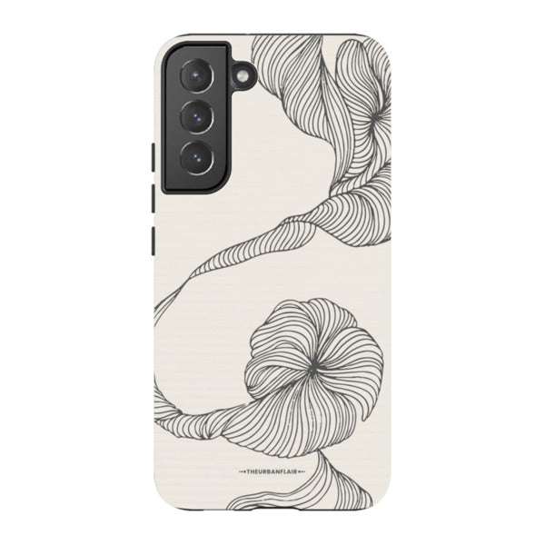 Minimal Line Art Design Tough Phone Case