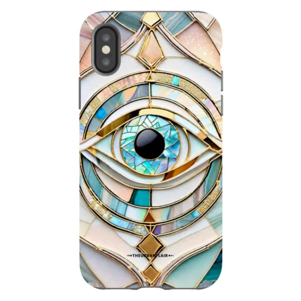 Mystic Eye Stained Glass Illusion Tough Phone Case