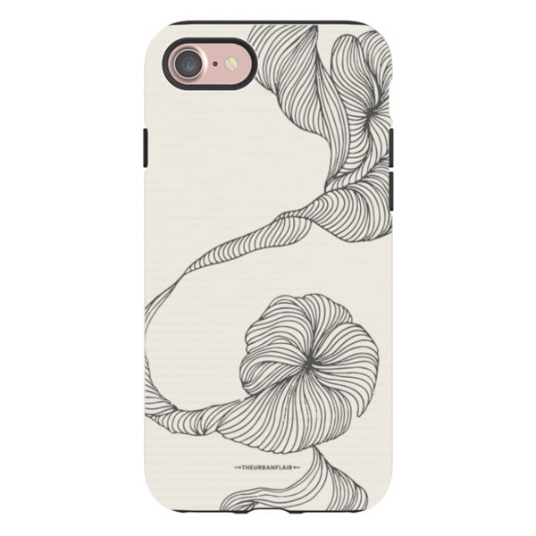 Minimal Line Art Design Tough Phone Case