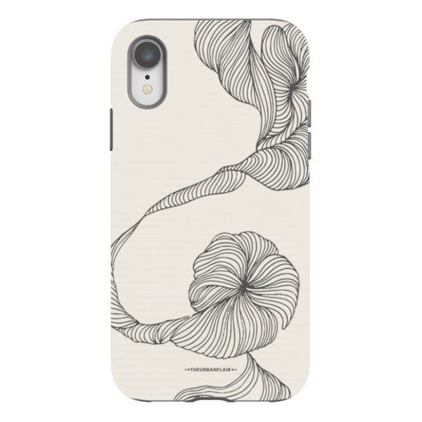 Minimal Line Art Design Tough Phone Case