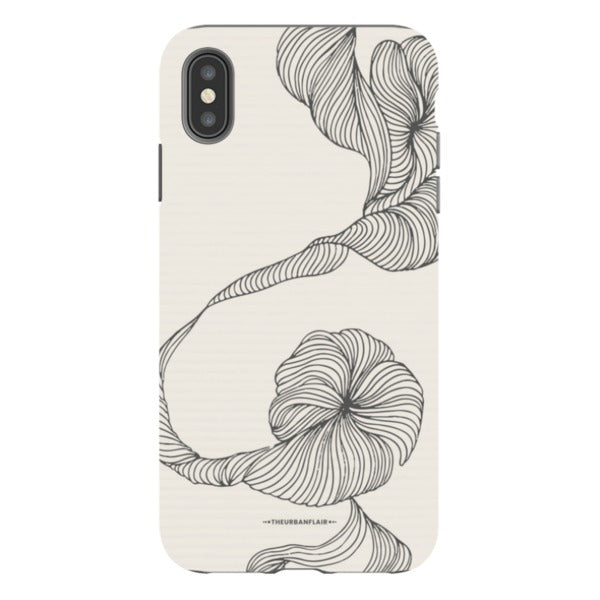 Minimal Line Art Design Tough Phone Case