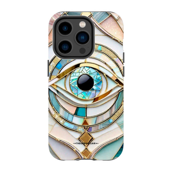 Mystic Eye Stained Glass Illusion Tough Phone Case