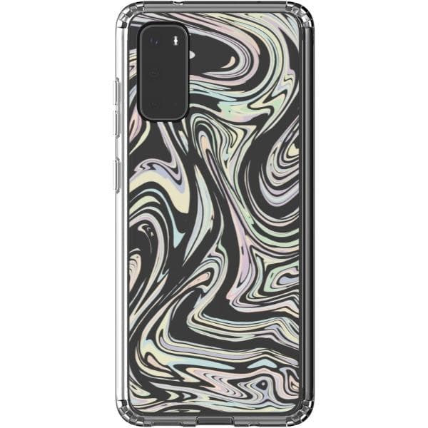 Minimal Pastel Marble Clear Phone Case