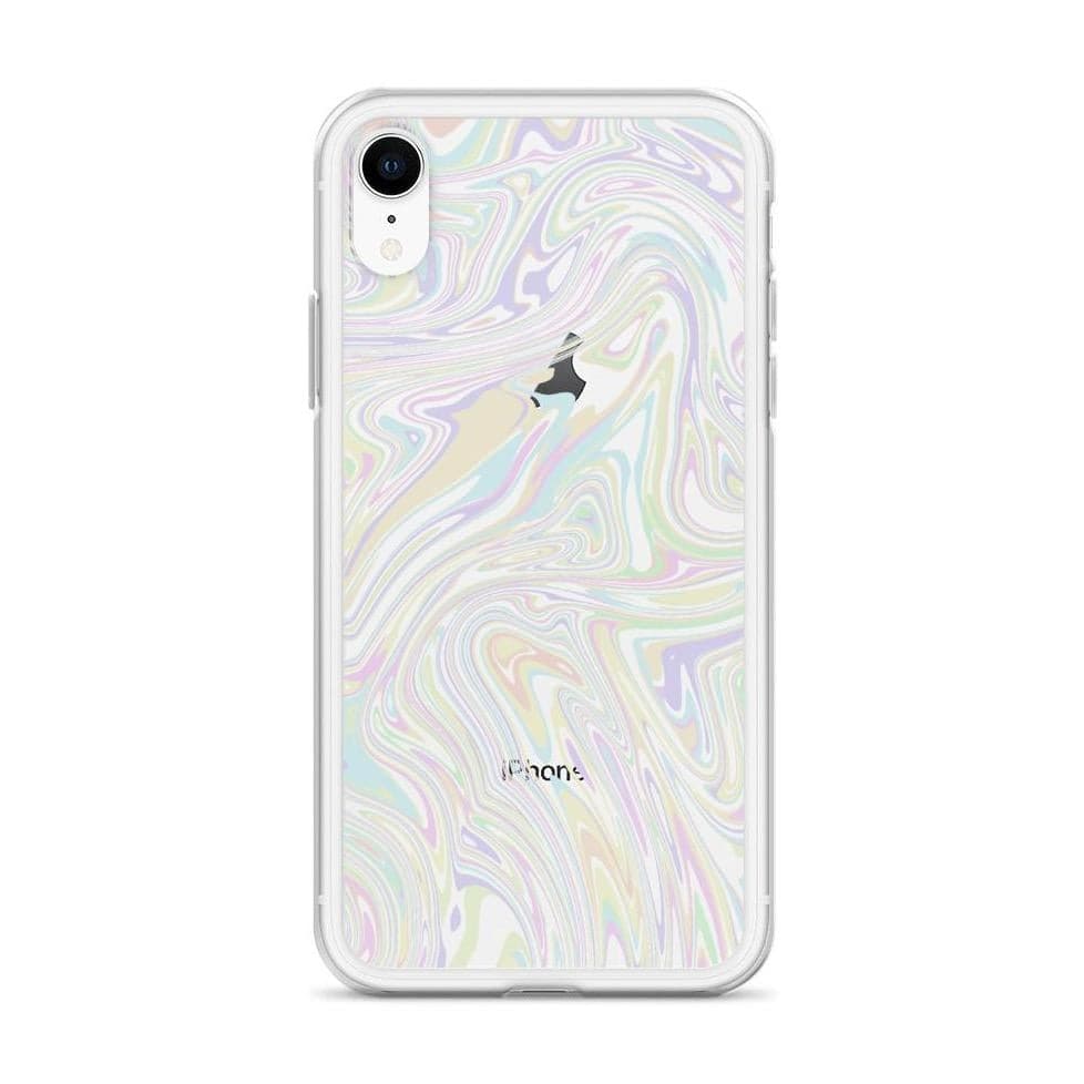 Minimal Pastel Marble Clear Phone Case