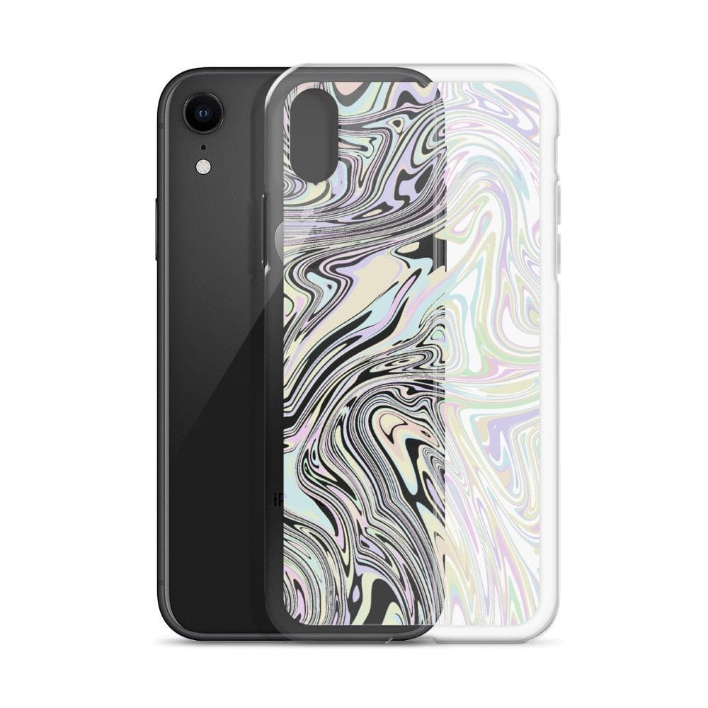 Minimal Pastel Marble Clear Phone Case