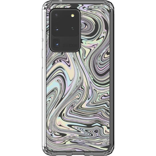 Minimal Pastel Marble Clear Phone Case (Version 2)