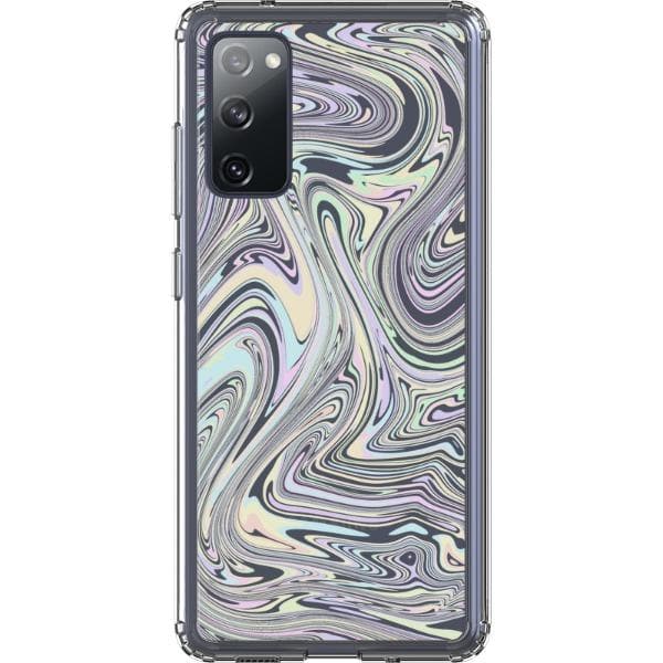 Minimal Pastel Marble Clear Phone Case (Version 2)