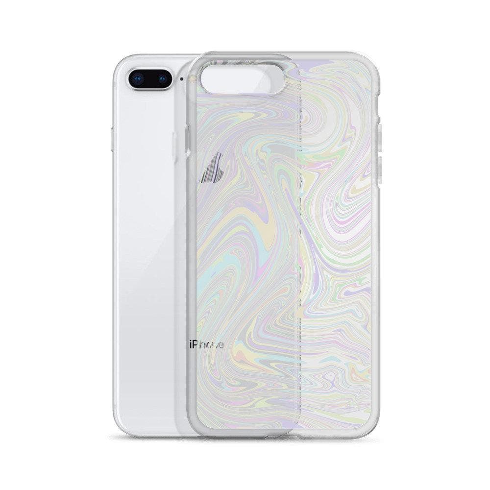 Minimal Pastel Marble Clear Phone Case (Version 2)