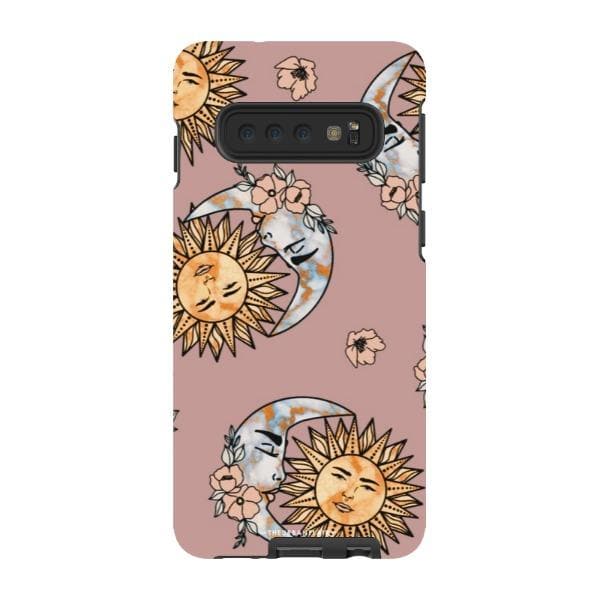 Muted Sun Moon Tough Phone Case