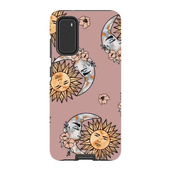 Muted Sun Moon Tough Phone Case