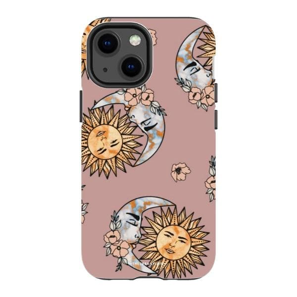 Muted Sun Moon Tough Phone Case