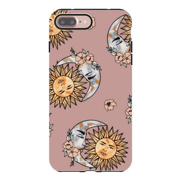 Muted Sun Moon Tough Phone Case