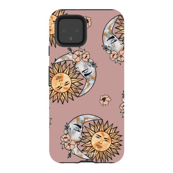 Muted Sun Moon Tough Phone Case