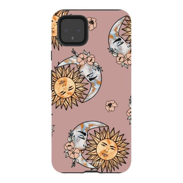 Muted Sun Moon Tough Phone Case