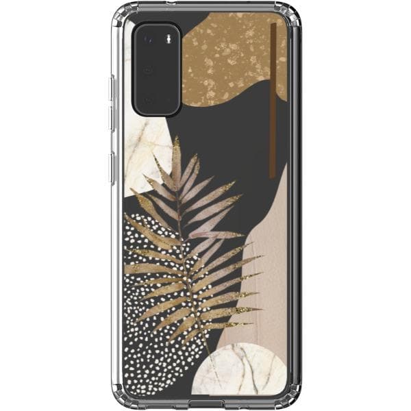 Pale Modern Boho Shapes Clear Phone Cases