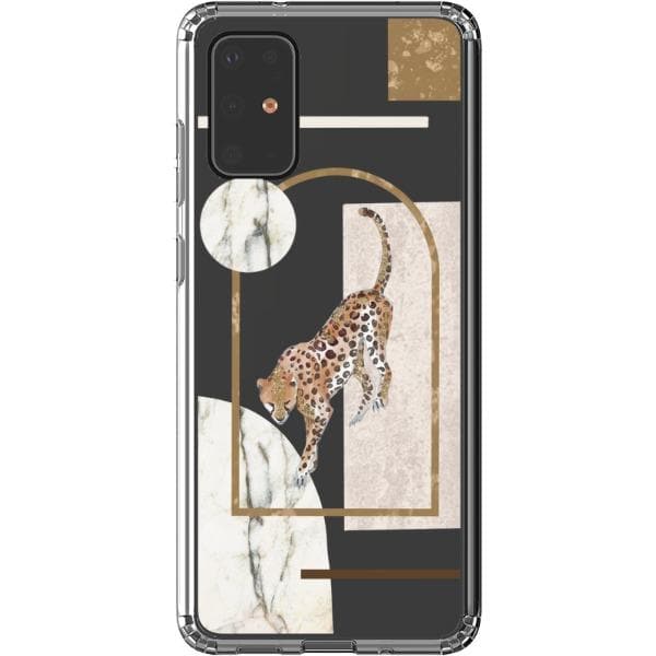 Pale Modern Boho Shapes Clear Phone Cases