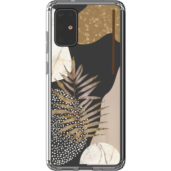 Pale Modern Boho Shapes Clear Phone Cases