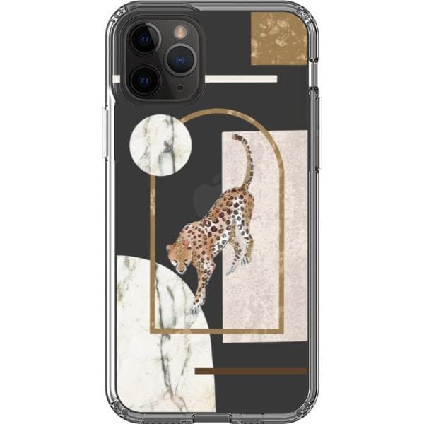 Pale Modern Boho Shapes Clear Phone Cases