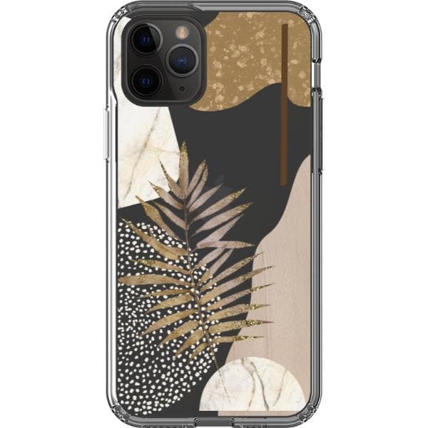 Pale Modern Boho Shapes Clear Phone Cases