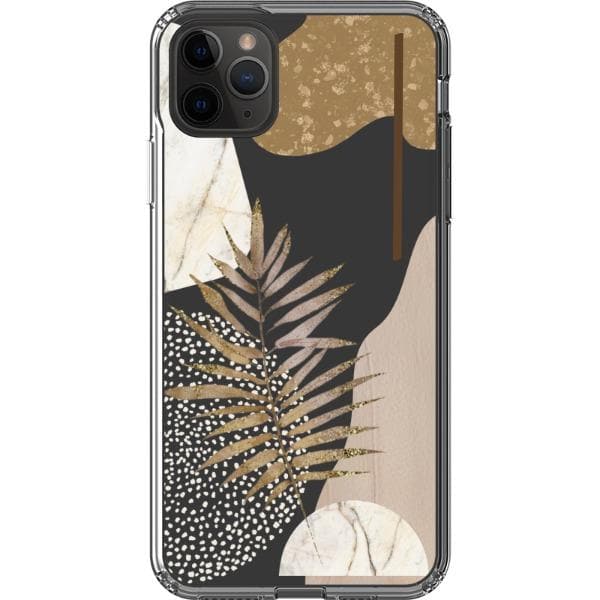 Pale Modern Boho Shapes Clear Phone Cases