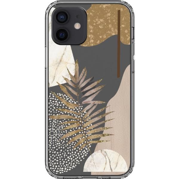 Pale Modern Boho Shapes Clear Phone Cases