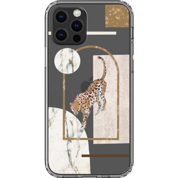 Pale Modern Boho Shapes Clear Phone Cases