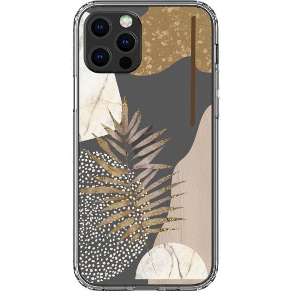 Pale Modern Boho Shapes Clear Phone Cases