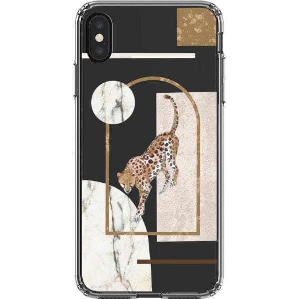 Pale Modern Boho Shapes Clear Phone Cases
