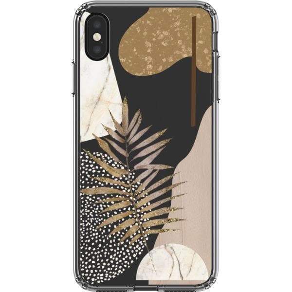 Pale Modern Boho Shapes Clear Phone Cases