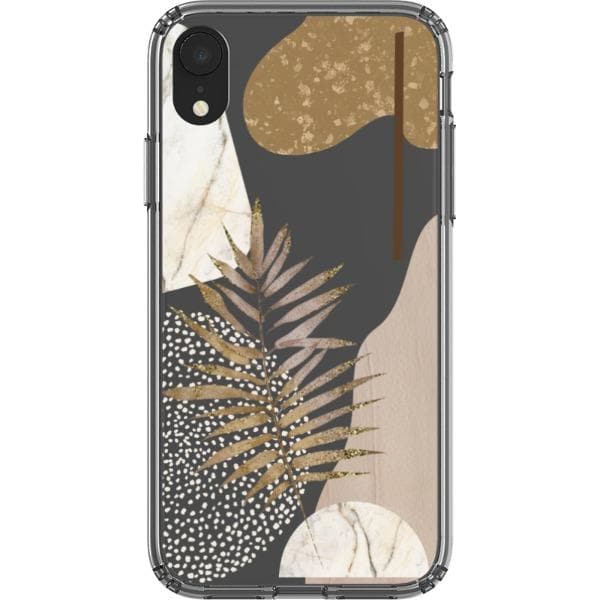 Pale Modern Boho Shapes Clear Phone Cases