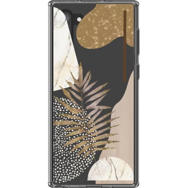 Pale Modern Boho Shapes Clear Phone Cases